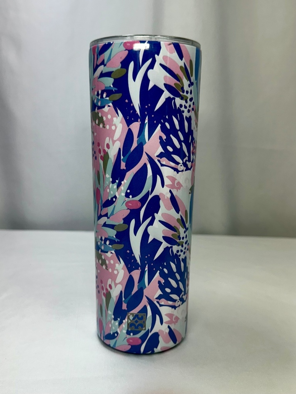 Pink, Blue and White 20 ounce Insulated Tumbler